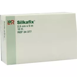 SILKAFIX Tartuntakipsi 2,5 cmx5 m pahviydin, 12 kpl