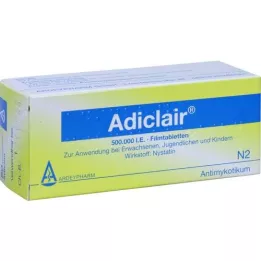 ADICLAIR Kalvopäällysteiset tabletit, 50 kpl