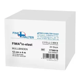MULLBINDEN 12 cmx4 m 100% puuvillaa, 20 kpl