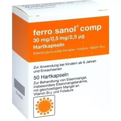 FERRO SANOL vrt. Kovat caps.w.msr.overz.pelletit, 50 kpl