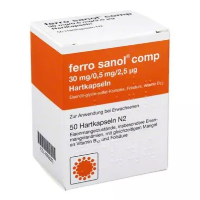 FERRO SANOL vrt. Kovat caps.w.msr.overz.pelletit, 50 kpl