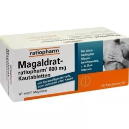MAGALDRAT-ratiopharm 800 mg tabletit, 100 kpl