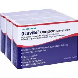 OCUVITE Complete 12 mg luteiinikapselit, 180 kpl