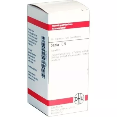 SEPIA C 5 tablettia, 80 kpl
