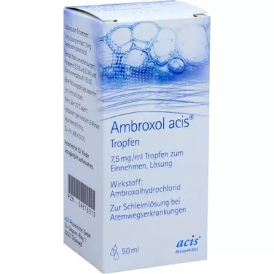 AMBROXOL acis tippoja, 50 ml
