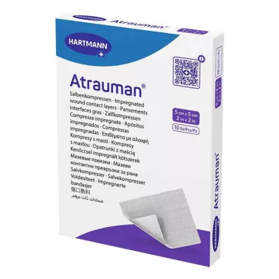 ATRAUMAN 5x5 cm steriilit kompressit, 10 kpl ATRAUMAN 5x5 cm steriilit kompressit, 10 kpl
