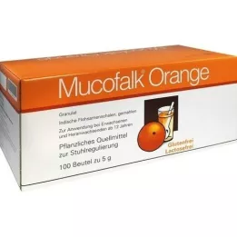 MUCOFALK Appelsiinigranaatti suussa käytettävän liuoksen valmistukseen, 100 kpl