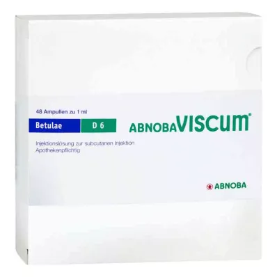ABNOBAVISCUM Betulae D 6 -ampullit, 48 kpl