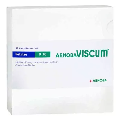 ABNOBAVISCUM Betulae D 30 ampullia, 48 kpl