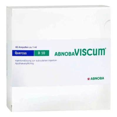ABNOBAVISCUM Quercus D 10 ampullia, 48 kpl ABNOBAVISCUM Quercus D 10 ampullia, 48 kpl