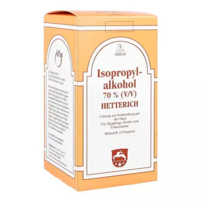 ISOPROPYLALKOHOL 70 % V/V Hetterich, 500 ml