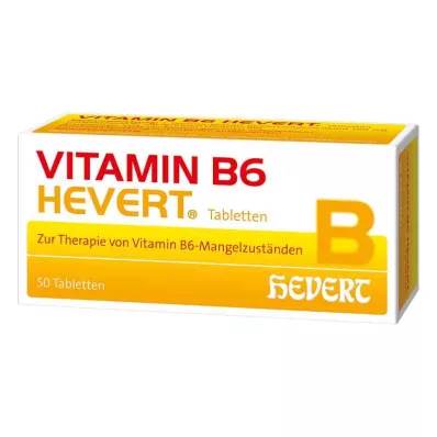 VITAMIN B6 HEVERT tablettia, 50 kpl VITAMIN B6 HEVERT tablettia, 50 kpl