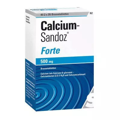 CALCIUM SANDOZ forte-hapettavat tabletit, 2X20 kpl