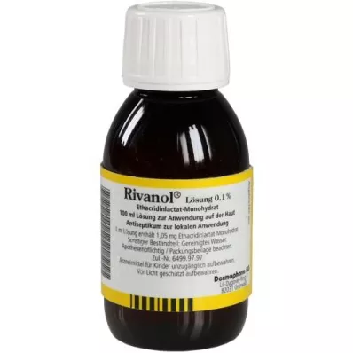 RIVANOL liuos 0,1 %, 100 ml