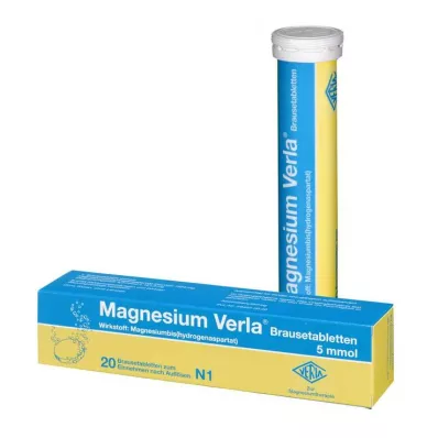 MAGNESIUM VERLA Poreilevat tabletit, 20 kpl