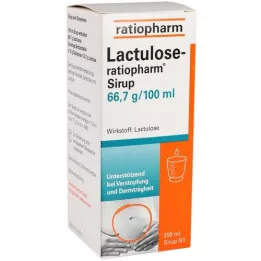 LACTULOSE-ratiopharmin siirappi, 200 ml