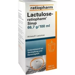 LACTULOSE-ratiopharm-siirappi, 1000 ml