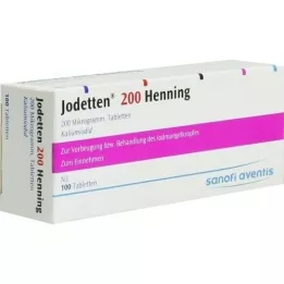 JODETTEN 200 Henning-tablettia, 100 kpl