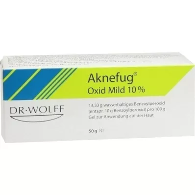 AKNEFUG oksidi lievä 10 % geeli, 50 g