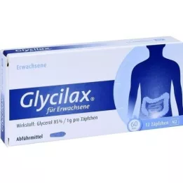 GLYCILAX peräpuikot aikuisille, 12 kpl
