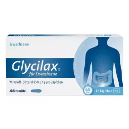 GLYCILAX peräpuikot aikuisille, 12 kpl