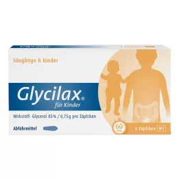 GLYCILAX Lasten peräpuikot, 6 kpl