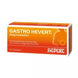 GASTRO-HEVERT Vatsa-tabletit, 40 kpl