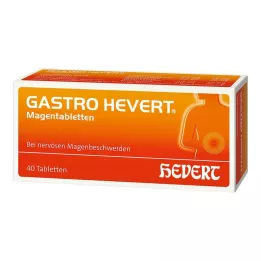 GASTRO-HEVERT Vatsa-tabletit, 40 kpl