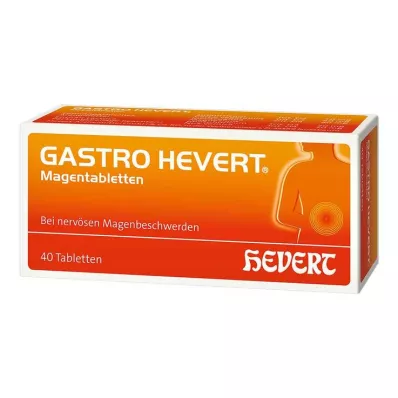GASTRO-HEVERT Vatsa-tabletit, 40 kpl