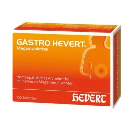 GASTRO-HEVERT Vatsa-tabletit, 100 kpl