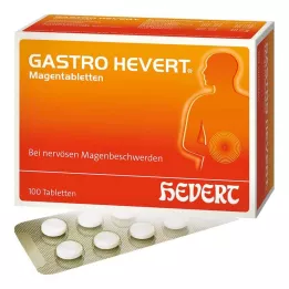 GASTRO-HEVERT Vatsa-tabletit, 100 kpl