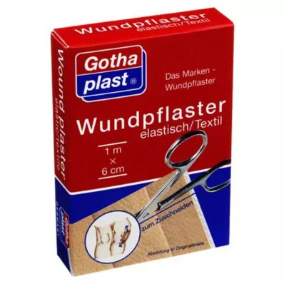 GOTHAPLAST Haavakipsi.elastinen.6 cmx1 m leikattu, 1 kpl GOTHAPLAST Haavakipsi.elastinen.6 cmx1 m leikattu, 1 kpl