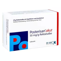 POSTERISAN Akuutti voide, jossa on peräaukon laajentaja, 25 g