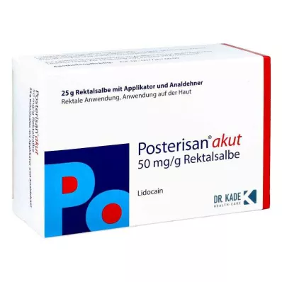 POSTERISAN Akuutti voide, jossa on peräaukon laajentaja, 25 g