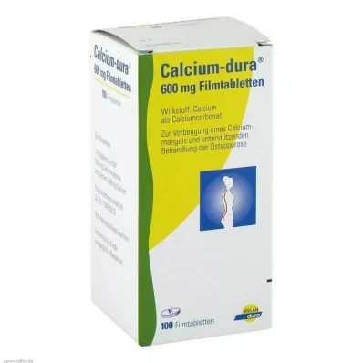 CALCIUM DURA Kalvopäällysteiset tabletit, 100 kpl CALCIUM DURA Kalvopäällysteiset tabletit, 100 kpl