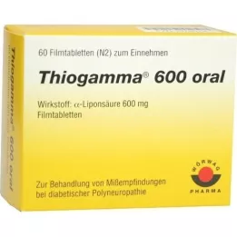 THIOGAMMA 600 kalvopäällysteistä tablettia suun kautta, 60 kpl