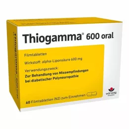 THIOGAMMA 600 kalvopäällysteistä tablettia suun kautta, 60 kpl