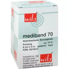 MEDIBAND 70 Lyhyt venytysside 8 cm x 5 m, ihonvärinen, 1 kpl