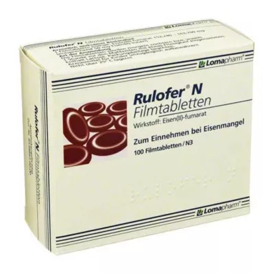 RULOFER N Kalvopäällysteiset tabletit, 100 kpl