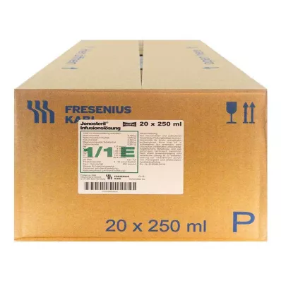 JONOSTERIL Muovinen infuusioliuos, 20X250 ml