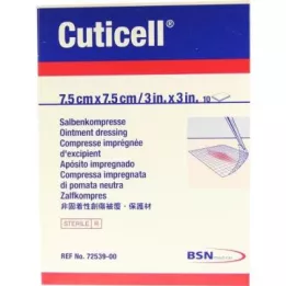 CUTICELL Voidepakkaukset 7,5x7,5 cm, 10 kpl