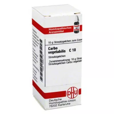 CARBO VEGETABILIS C 10 pallo, 10 g