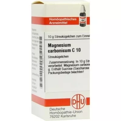 MAGNESIUM CARBONICUM C 10 pallo, 10 g
