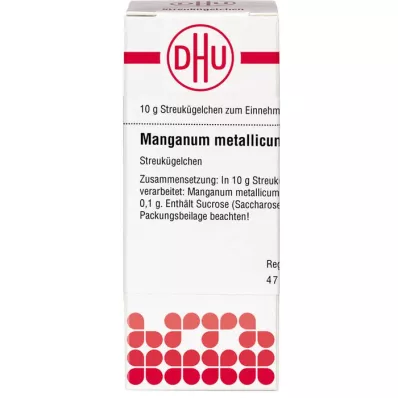 MANGANUM METALLICUM D 10 palloa, 10 g