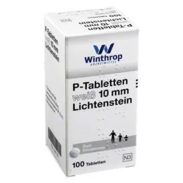 P tabletit valkoiset 10 mm, 100 kpl