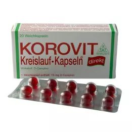 KOROVIT Verenkiertokapselit, 20 kpl