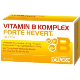 VITAMIN B KOMPLEX forte Hevert-tabletit, 100 kpl