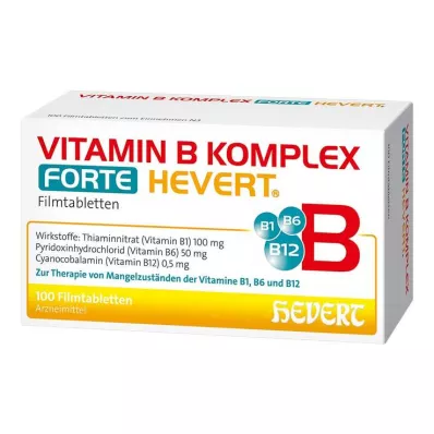VITAMIN B KOMPLEX forte Hevert-tabletit, 100 kpl