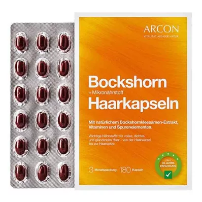 BOCKSHORN+Mikroravinteiden hiuskapselit Tisane plus, 180 kpl BOCKSHORN+Mikroravinteiden hiuskapselit Tisane plus, 180 kpl