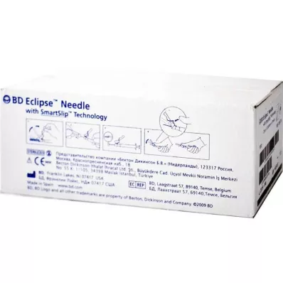 BD ECLIPSE Turvaruiskuneula 30 G 1/2, 100 kpl